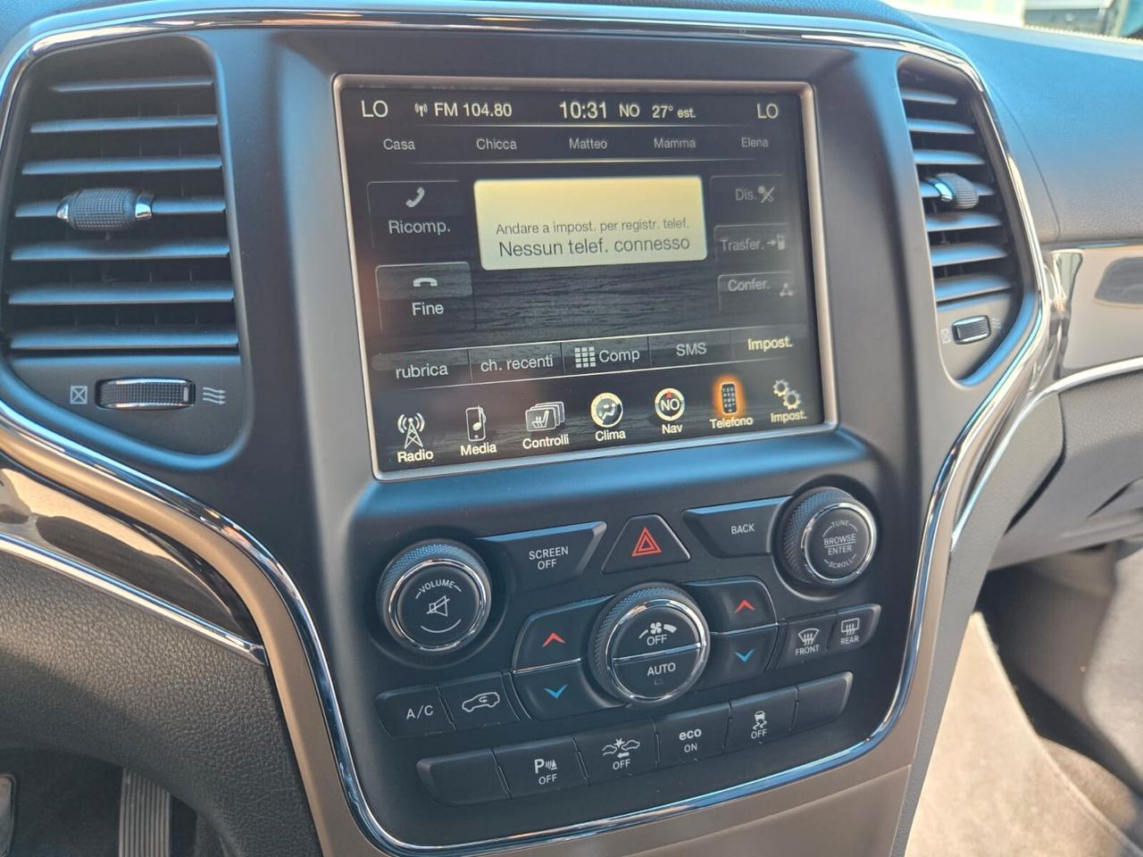 Jeep Grand Cherokee 3.0 V6 CRD Overland tetto apribile