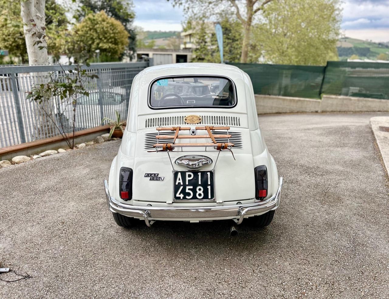 Fiat 500 - 110 F BERLINA 500 - Mod. L - ISCRIZIONE ASI E TARGA ORO