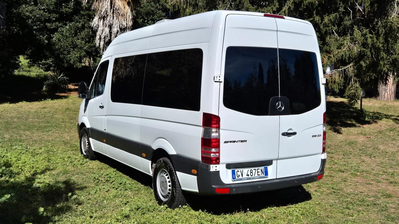 Mercedes-benz Sprinter K37-32 316 9Posti 2014 OTTIMO STATO leggi testo