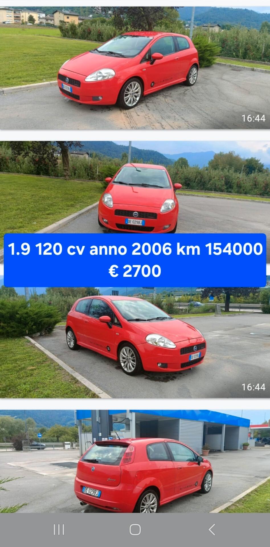 Fiat Grande Punto 1.9 MJT 120 CV 3 porte Emotion