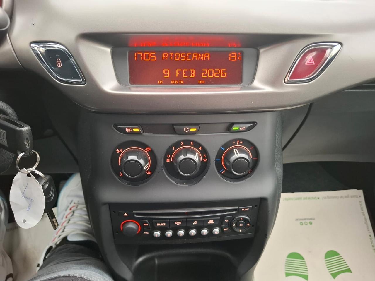 Citroen C3 1.0 benzina del 2013 SOLO 121.000 KM