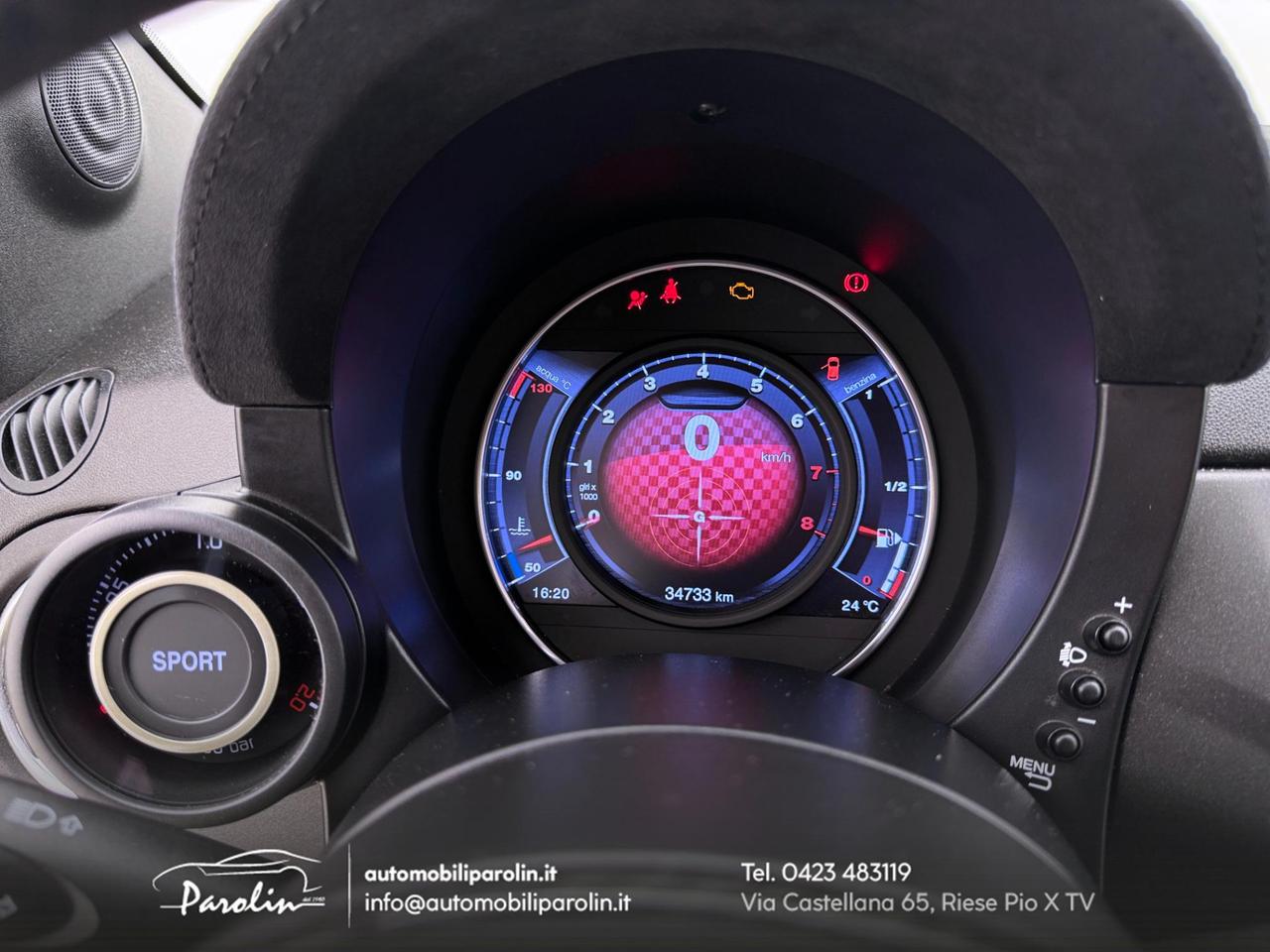 Abarth 595 1.4 t-jet esseesse 180cv Akrapovic-Black pack