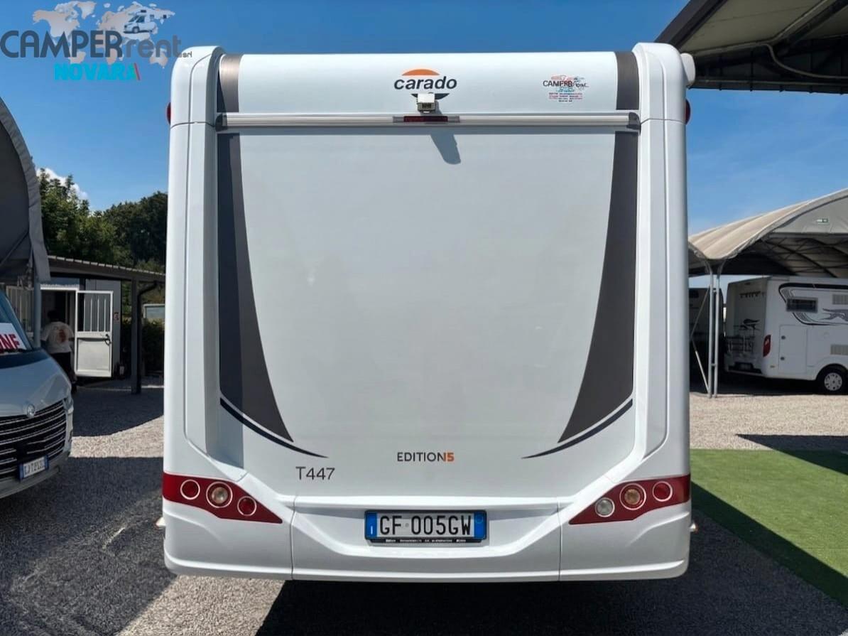 CARADO T447 EDITION 5 BY HYMER - SEMINTEGRALE CON LETTI GEMELLI IN CODA ED AMPIO GARAGE