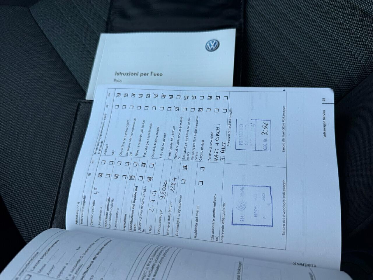 Volkswagen Polo (NEOPATENTATI) 5p 1.2c / Service Volkswagen