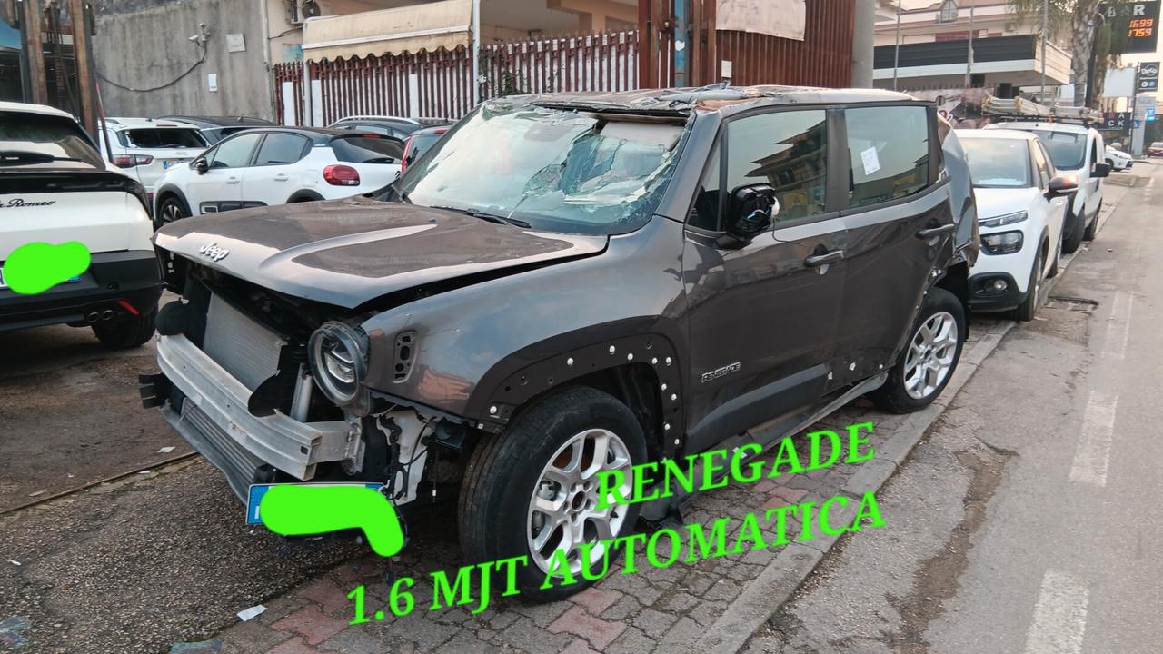 Jeep Renegade incidentata sinistrata mondialcars 12.020