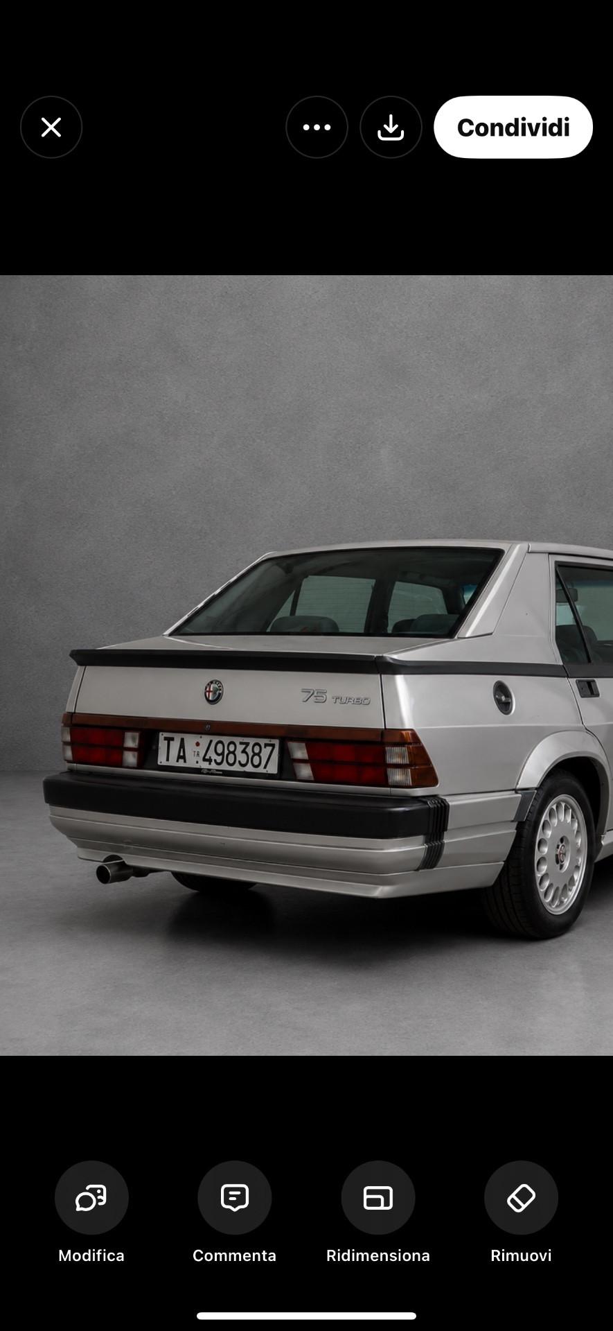 Alfa Romeo 75 TURBO AMERICA