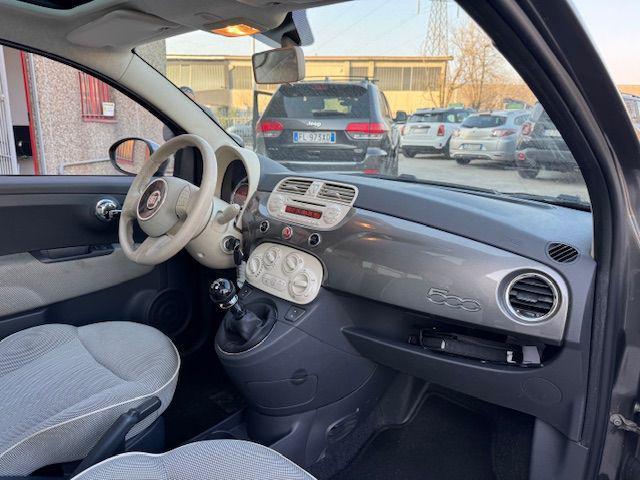 FIAT 500 1.2 Lounge TETTO PANORAMICO OK NEOPATENTATI