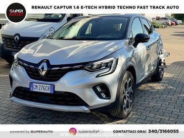 Renault Captur 1.6 E-TECH Hybrid Techno Fast Track Auto