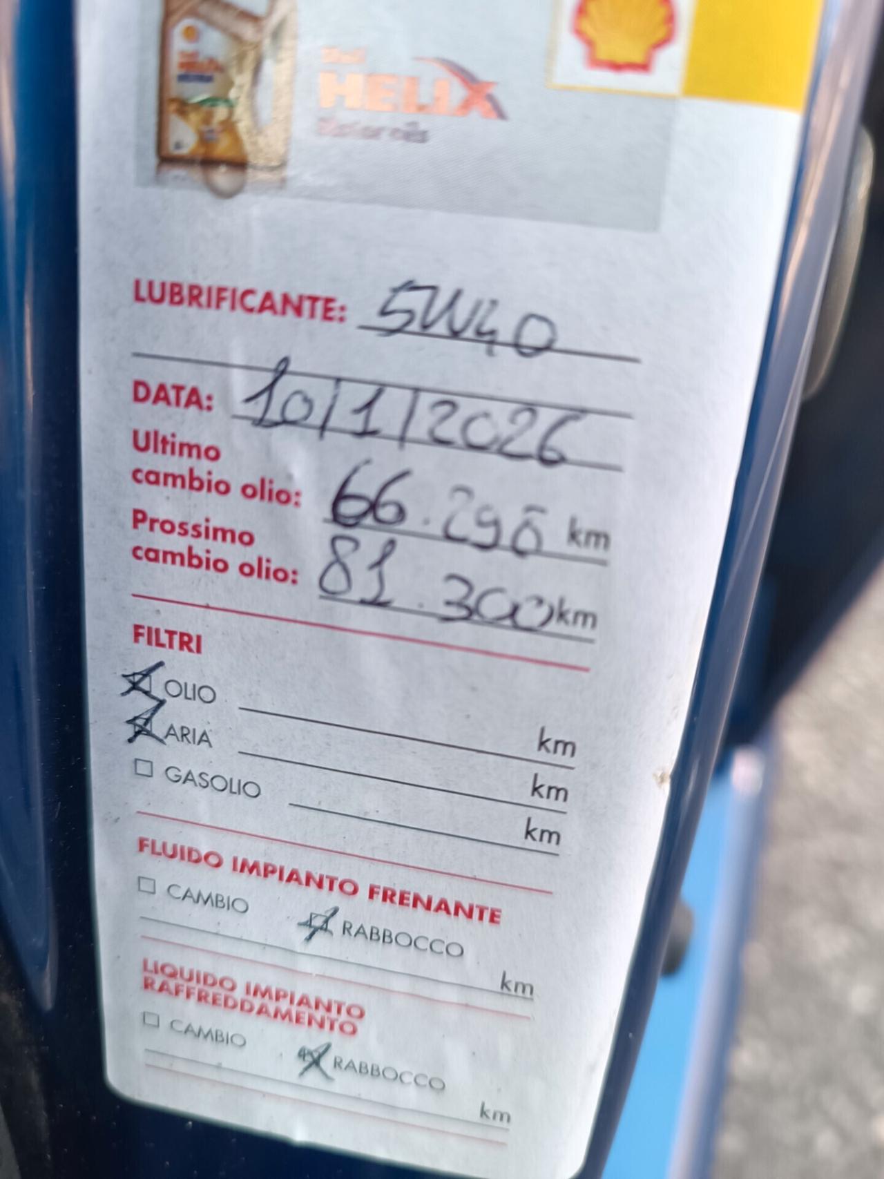 Fiat grande punto 1.2 benzina garanzia