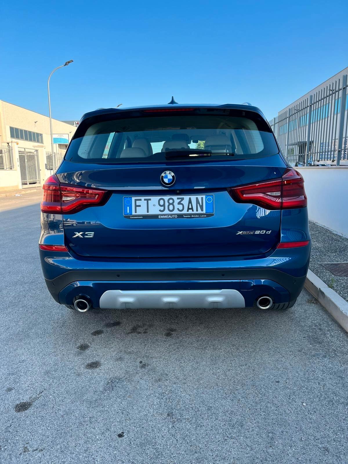 Bmw X3 2.0d Full 190cv perfetta -2018