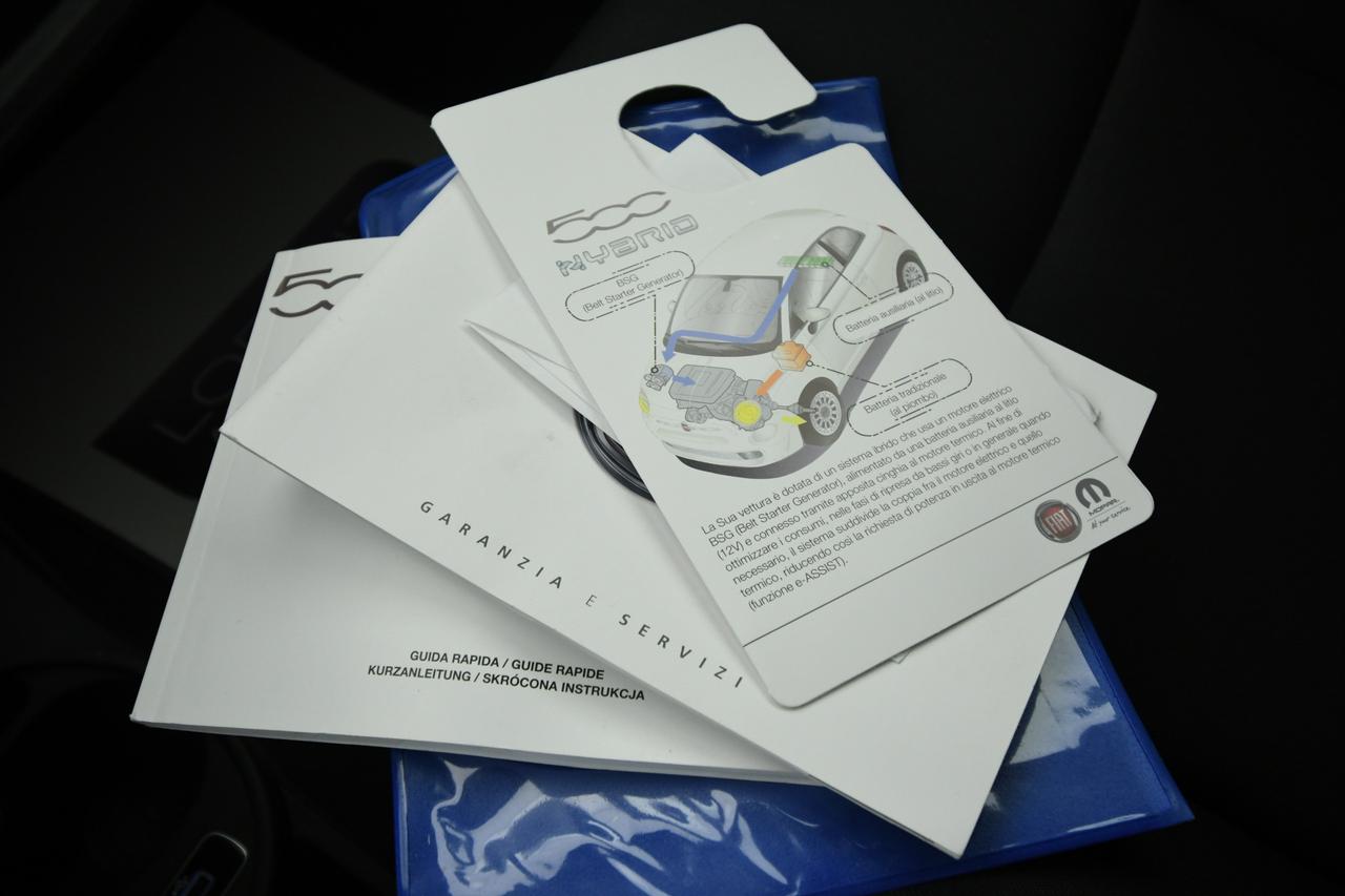 FIAT 500 1.0 hybrid 70cv BLUETOOTH+NEOPATENTATI