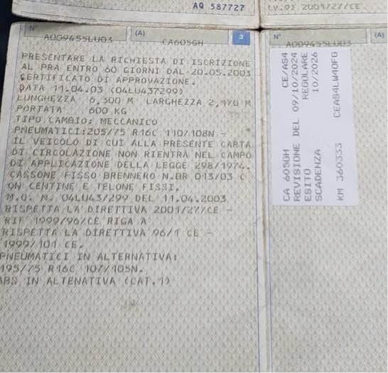 Nissan Atleon 120 cassone fisso centinato