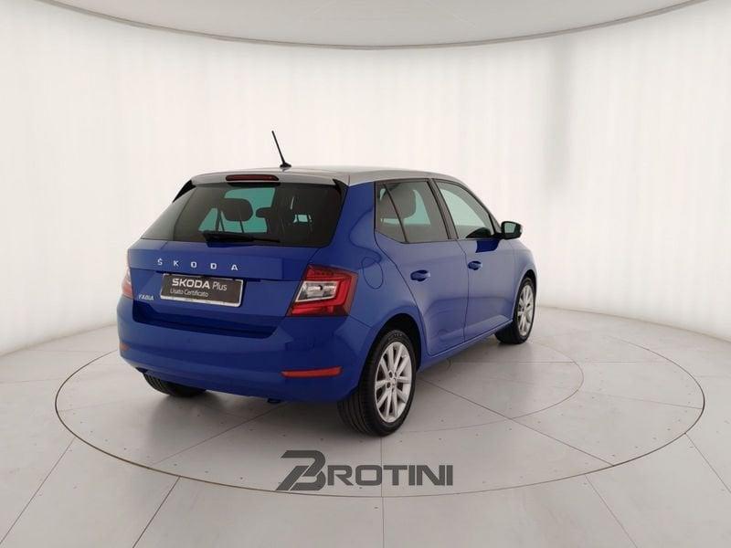 Škoda Fabia 1.0 MPI 60cv Twin Color Argento