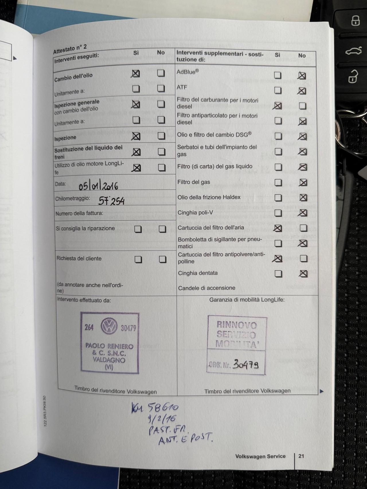 Volkswagen Touran 2012 1.6 TDI km 170,000 GARANZIA 12 mesi ! ! !