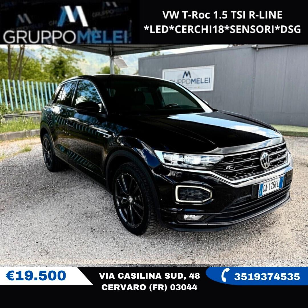 VW T-Roc 1.5 TSI R-LINE *LED*CERCHI18*SENSORI*DSG
