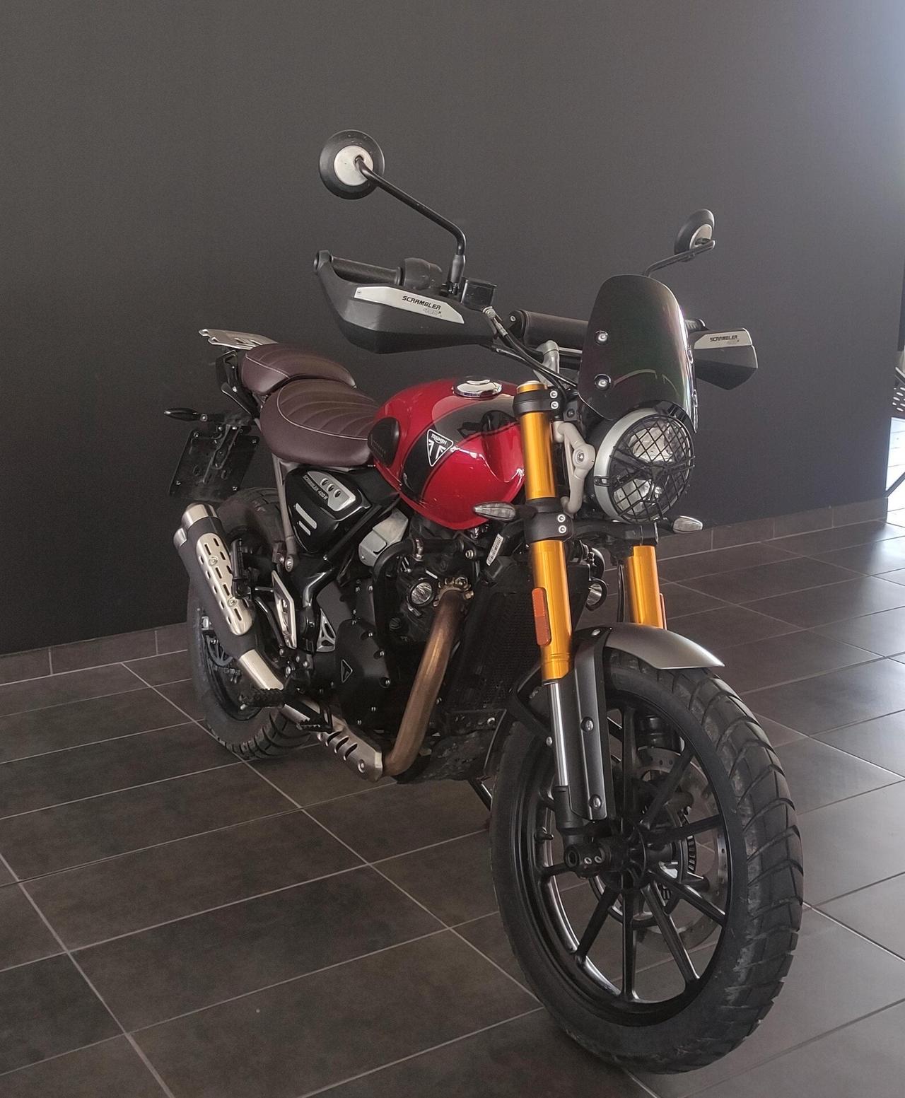 Triumph Scrambler 400 X ACCESSORIATA