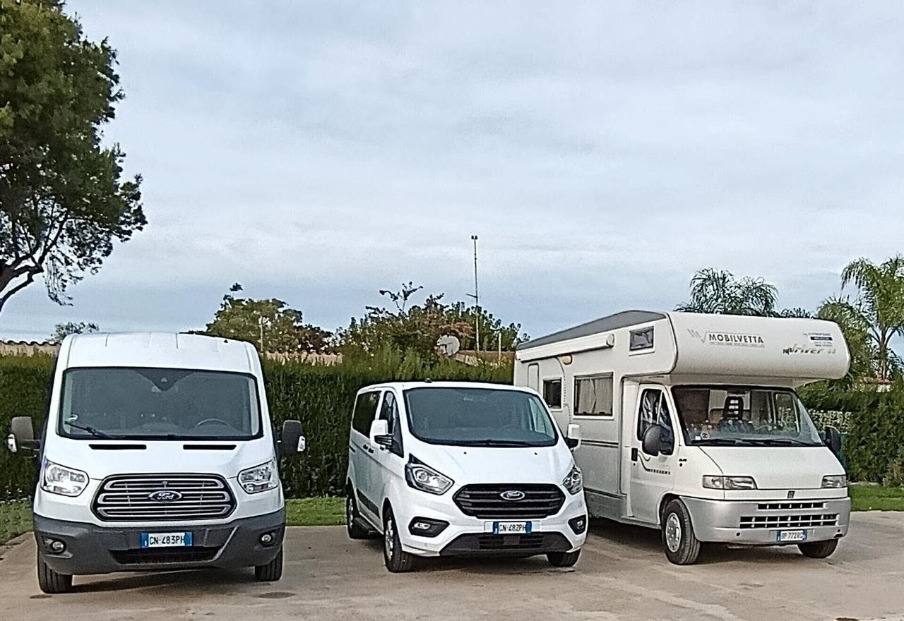 Ford transit 9 posti e camper da € 80+ iva