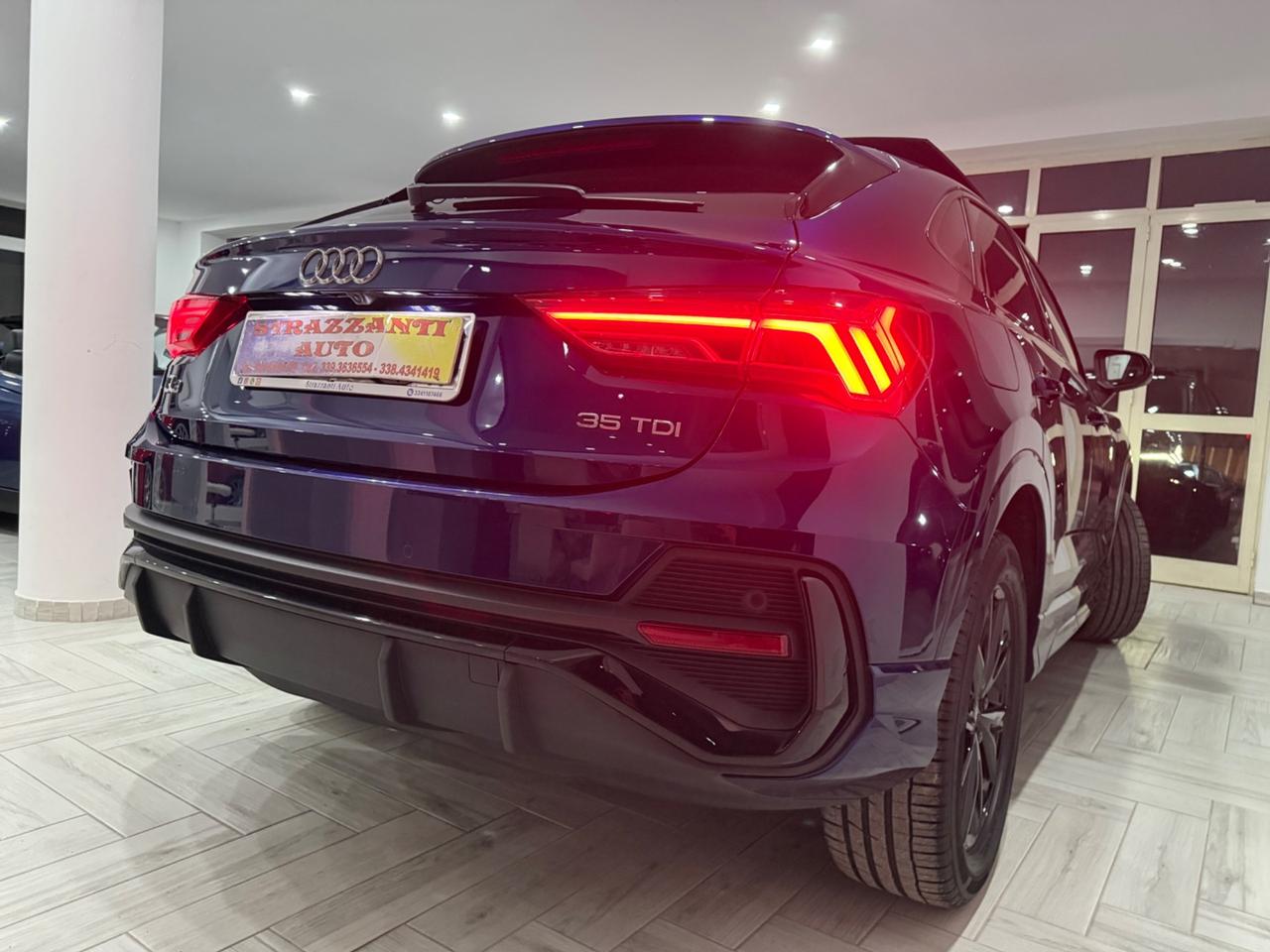 Audi Q3 Sportback 2.0D150cv TOTAL S-LINE+TETTO BLACK ED.2022