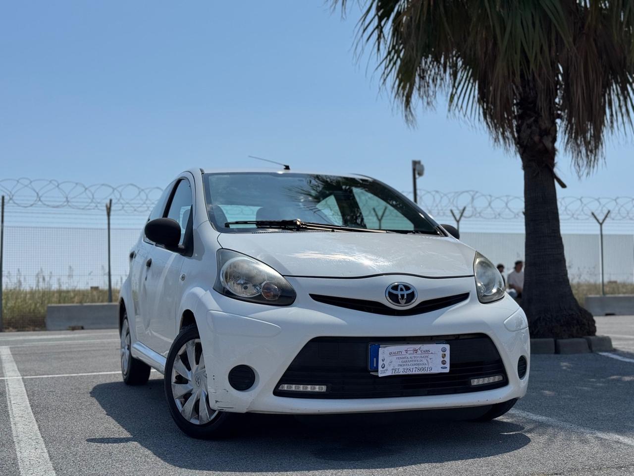 TOYOTA AYGO 1.0 BENZINA NEO PATENTATI 2012 12 MESI DI GARANZIA