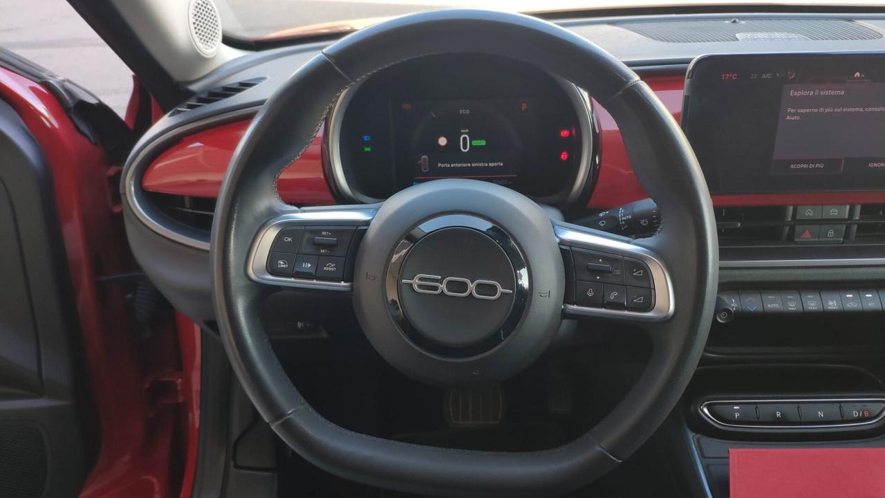 Fiat 600e Red