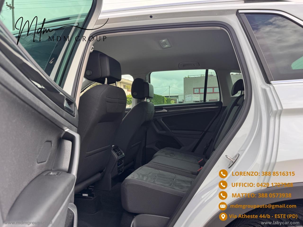 VOLKSWAGEN Tiguan 2.0 TDI 200CV SCR DSG 4MOT. Eleg. IVA ESPOSTA