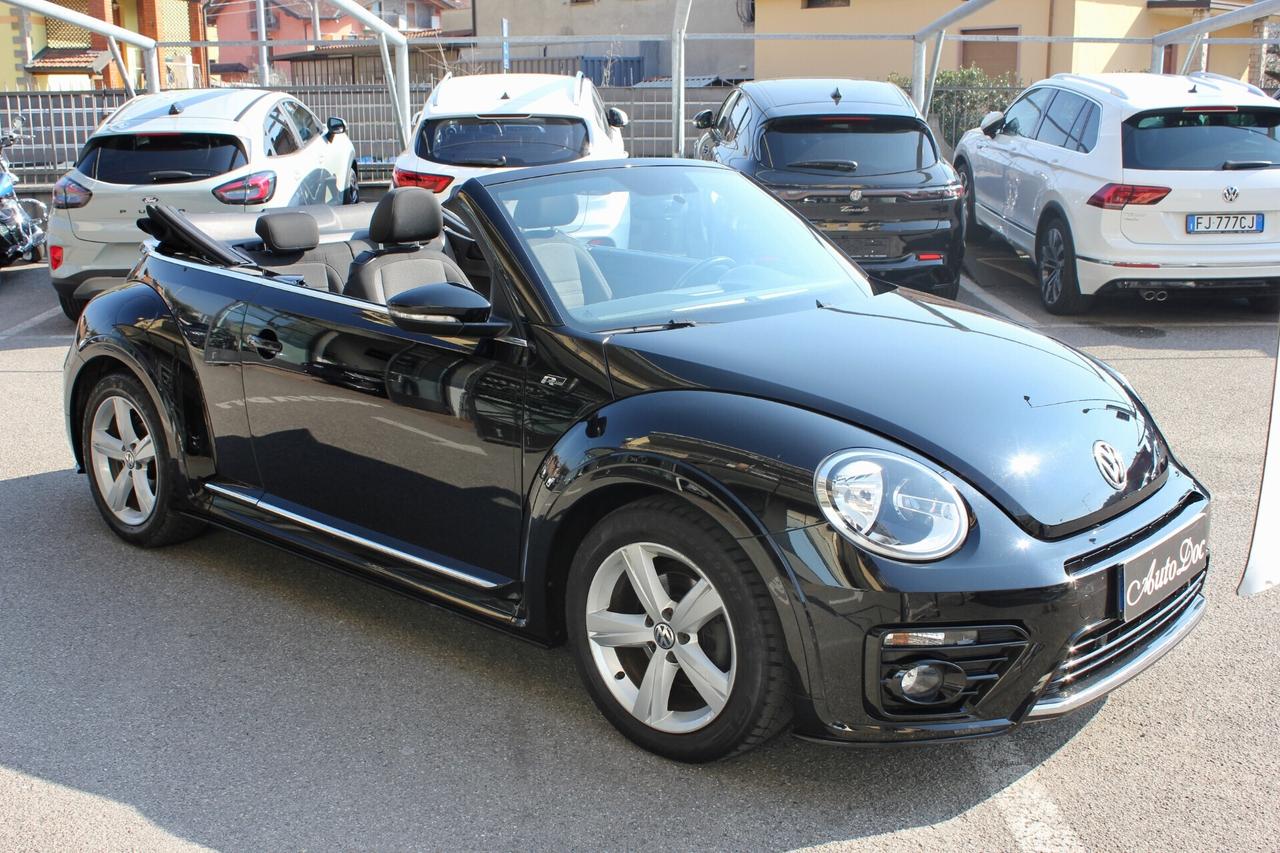 Volkswagen Maggiolino Cabrio 1.4 TSI R-LINE DSG FARI A LED - TAGLIANDI UFFICIALI!