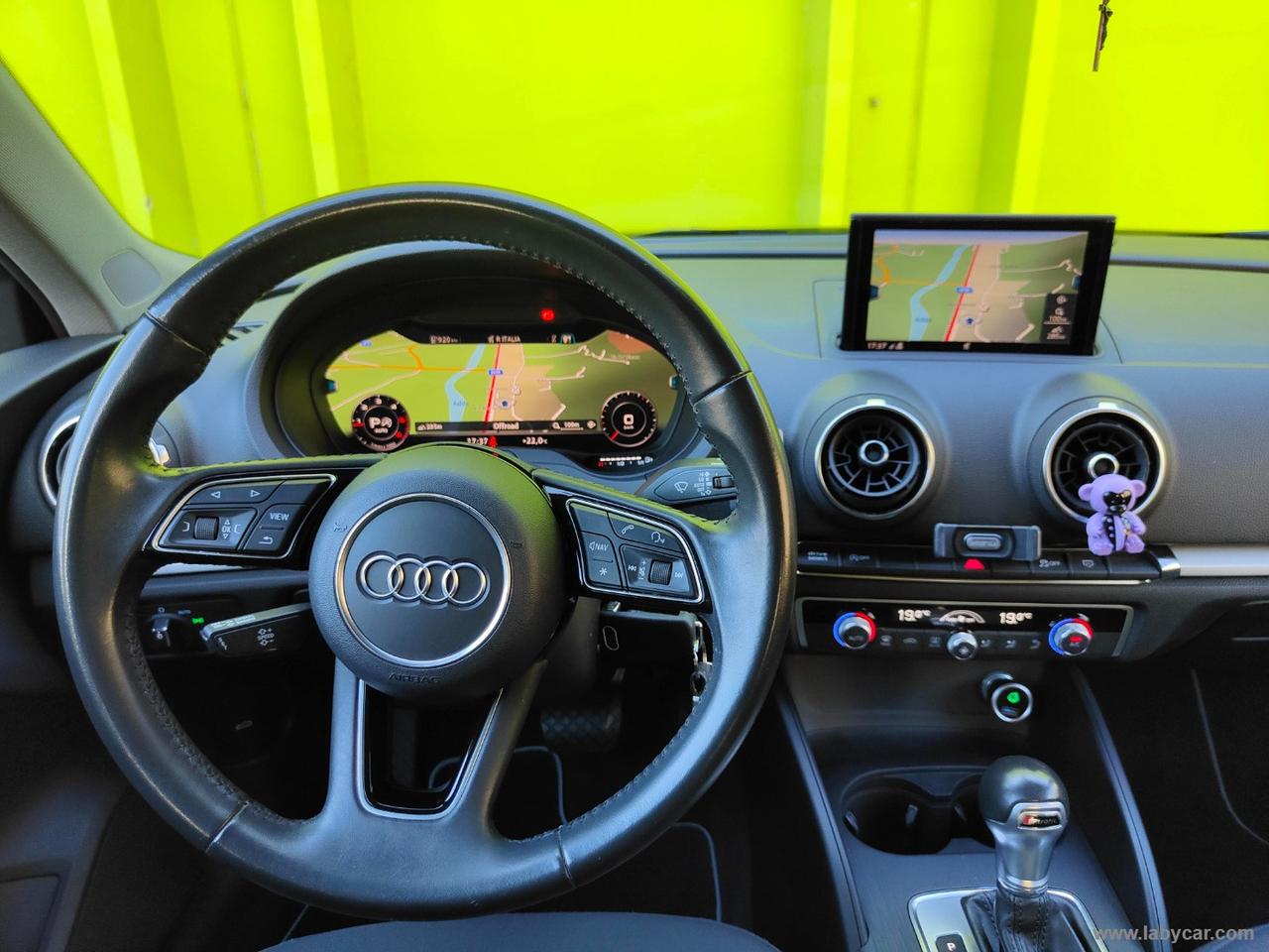 AUDI A3 SPB 35 TDI S tronic S-LINE VIRTUAL TAGLIANDI UFFICIALI