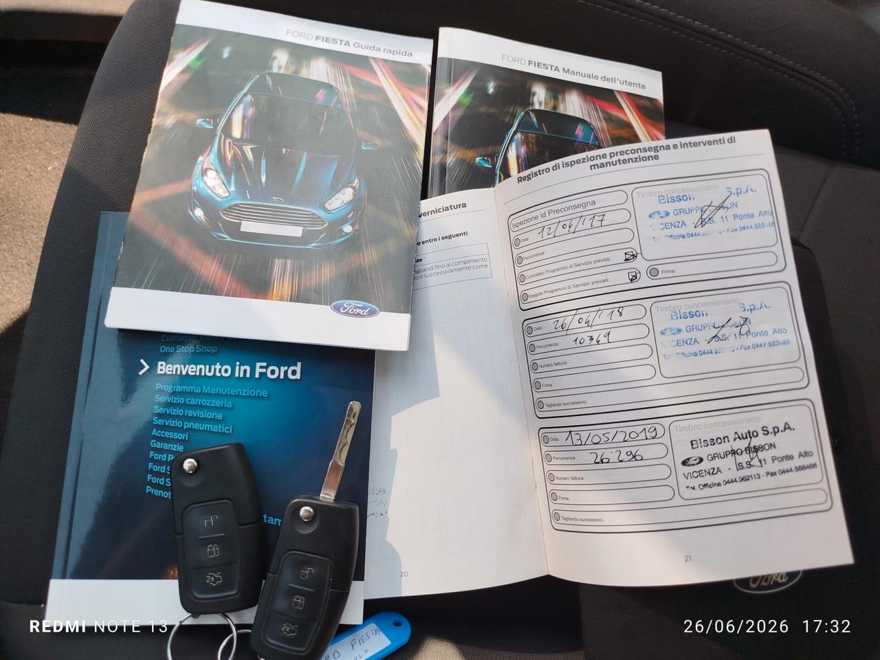 FIESTA 1.2 5 PORTE* PREZZO VERO * UNIPRO - GARANZIA 12 MESI