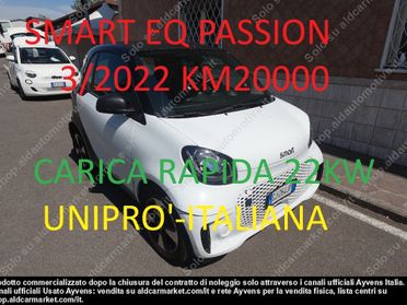 Smart ForTwo EQ PASSION PREZZO SENZA VINCOLI UNIPRO'- ITALIANA - CARICA RAPIDA 22KW GARANZIA 12M