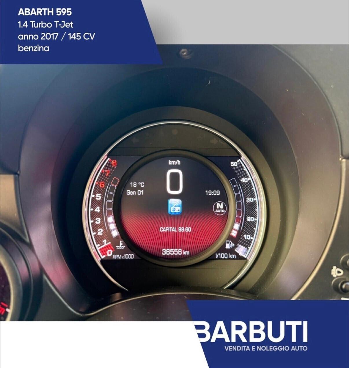 Abarth 595 -2017 1.4 Turbo T-Jet 145 CV