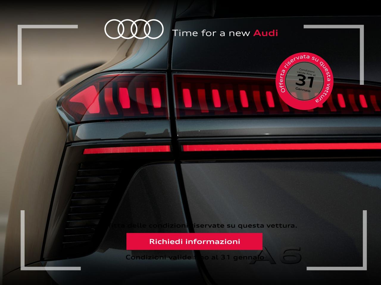 Audi A6 avant 2.0 tdi mhev + s line edition quattro 204cv s-tronic