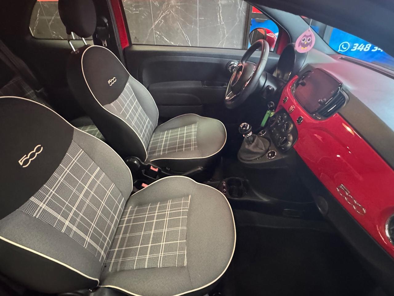 Fiat 500 1.0 Hybrid Red