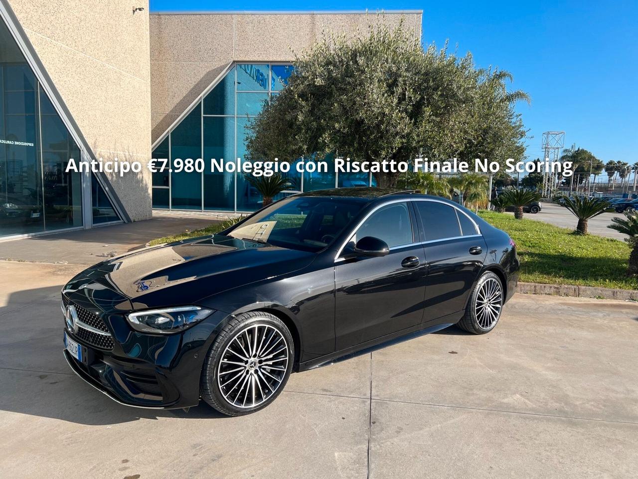 Mercedes-benz C 220d Mhev AMG Line Premium Plus Anticipo €7.980 Noleggio no Scoring