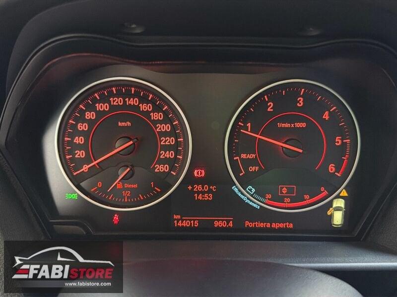 BMW Serie 1 118d 140 Cv Sport - Cerchi, LED, Cruise, Sensori ecc