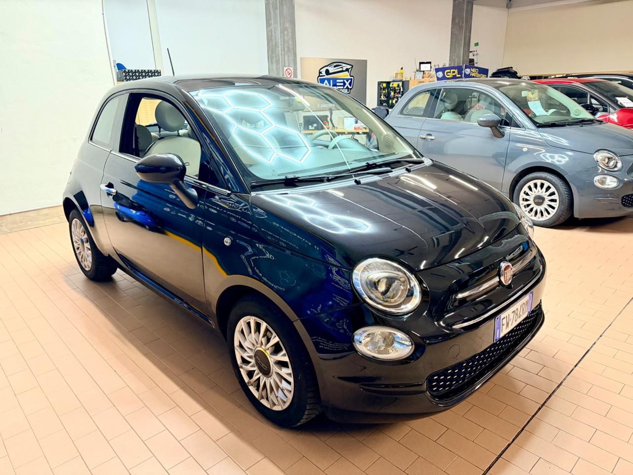 Fiat 500 1.2benz 69cv Neopat. E6 - 58.000km