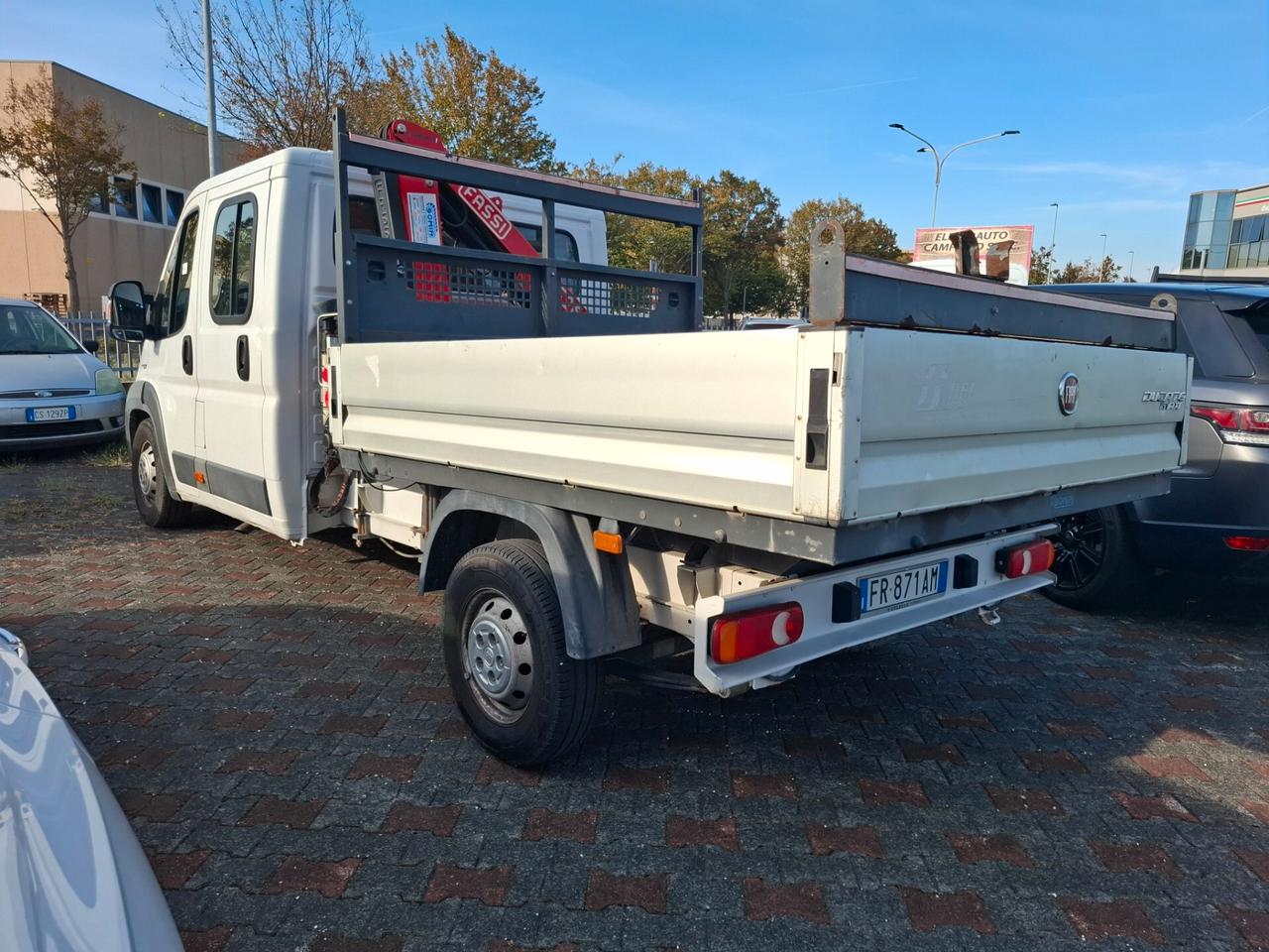 Fiat Ducato Maxi 35 2.3 Mjt doppia cabina allestito con Gru Fassi
