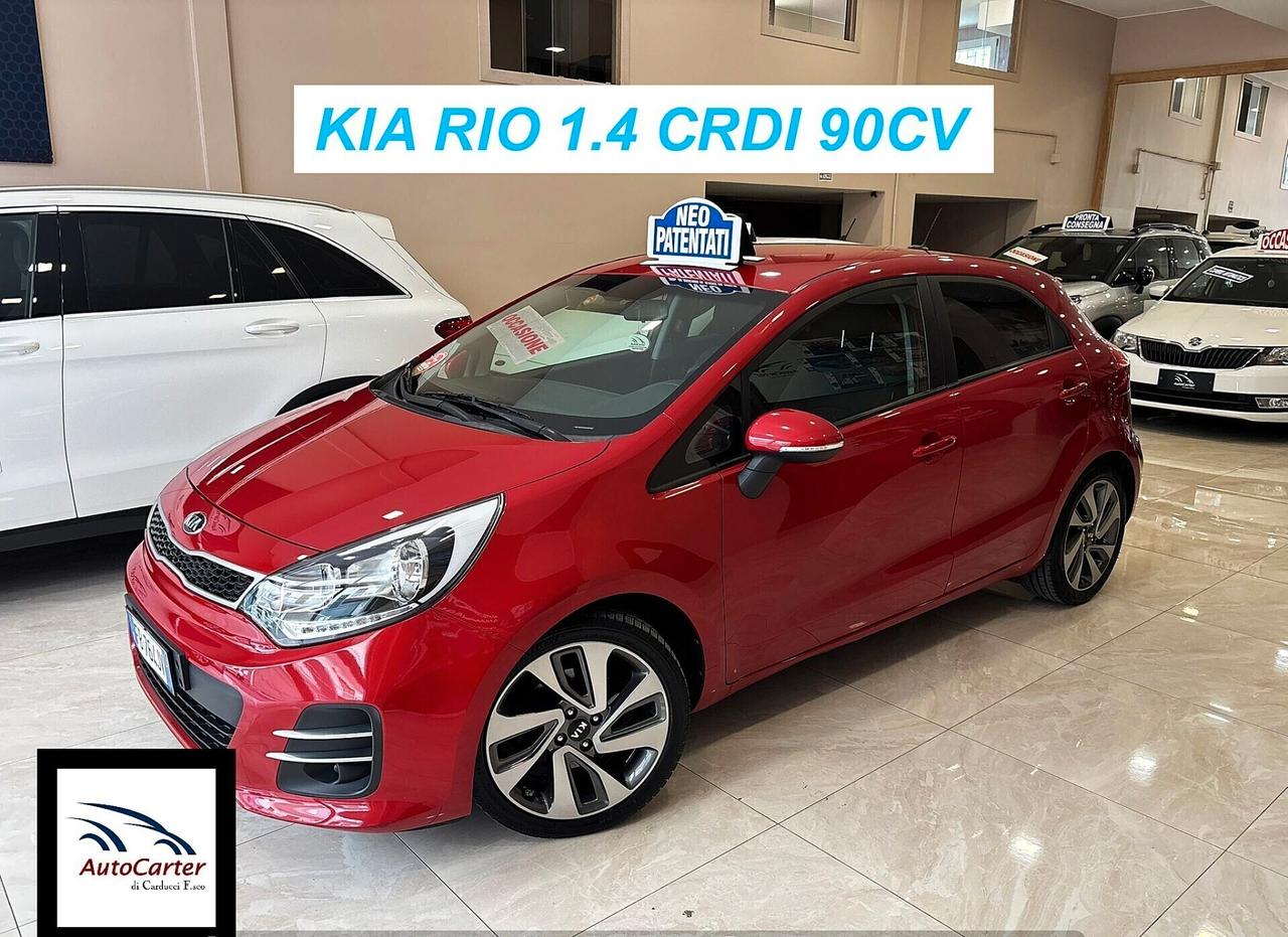 Kia Rio 1.4 DIESEL 90CV *solo 107.000 km certif*