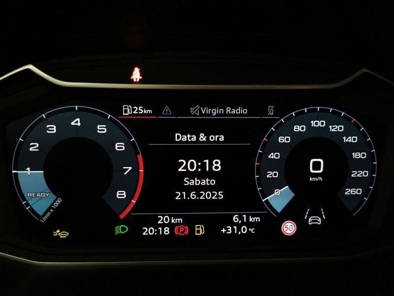 Audi A1 Sportback 30 1.0 tfsi Identity Black 116cv