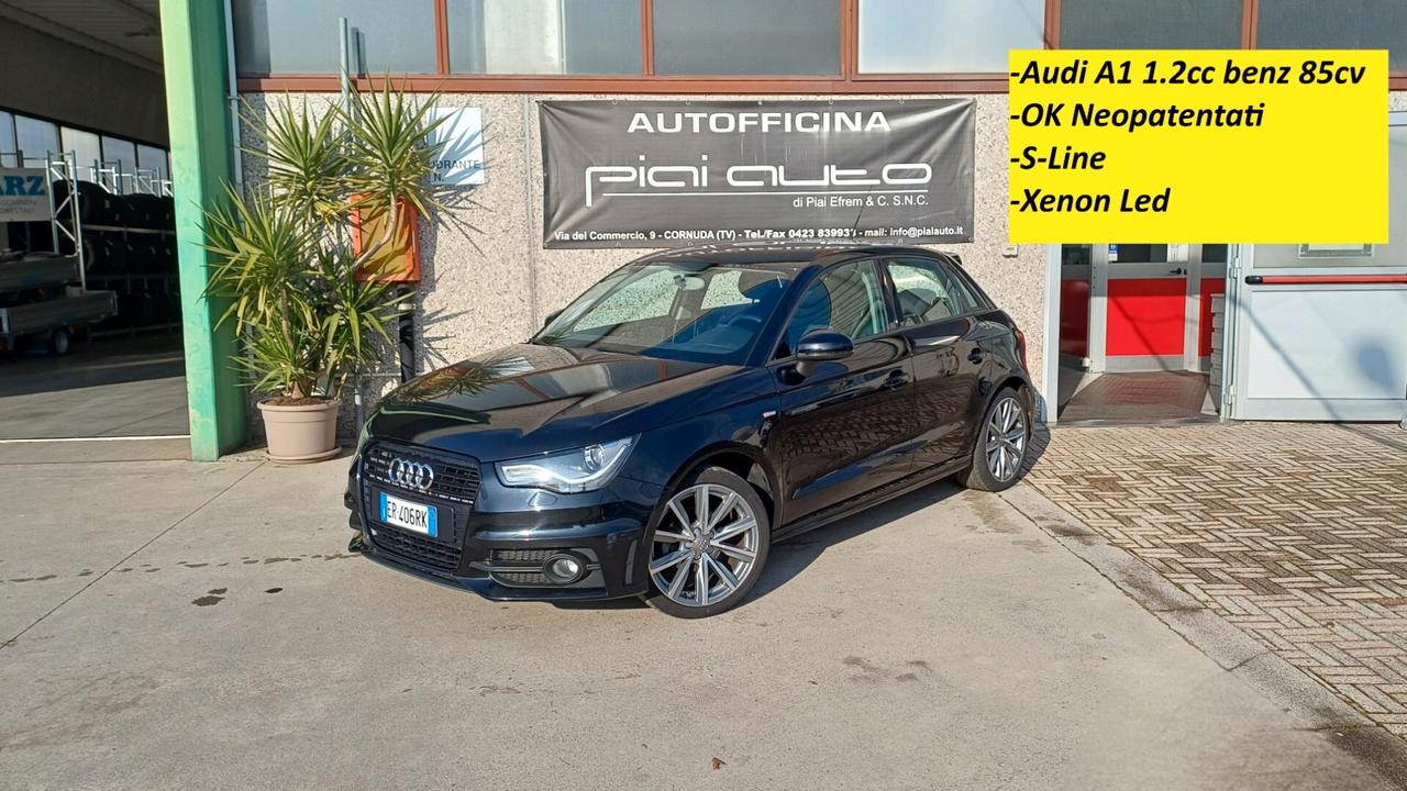 Audi A1 SPB 1.2 TFSI Attraction S-Line ok neopatentati