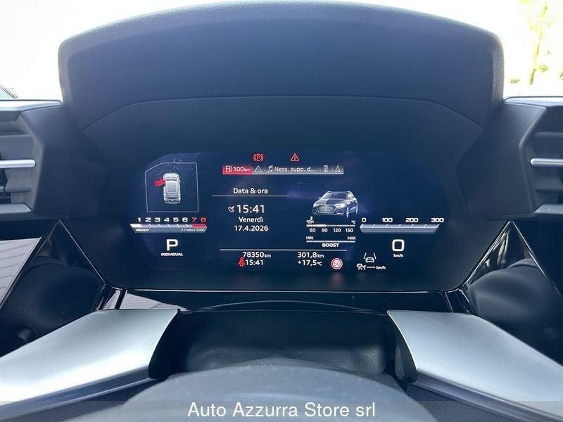 Audi A3 S3 SPB 2.0 TFSI quattro S tronic *19'', MATRIX, NAPPA, ACC, PROMO AZZURRA*