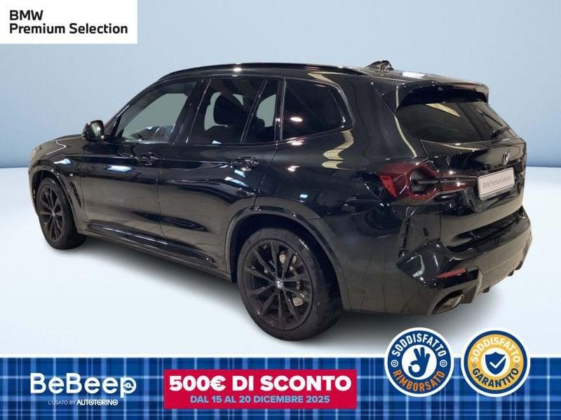 BMW X3 XDRIVE20D MHEV 48V MSPORT AUTO