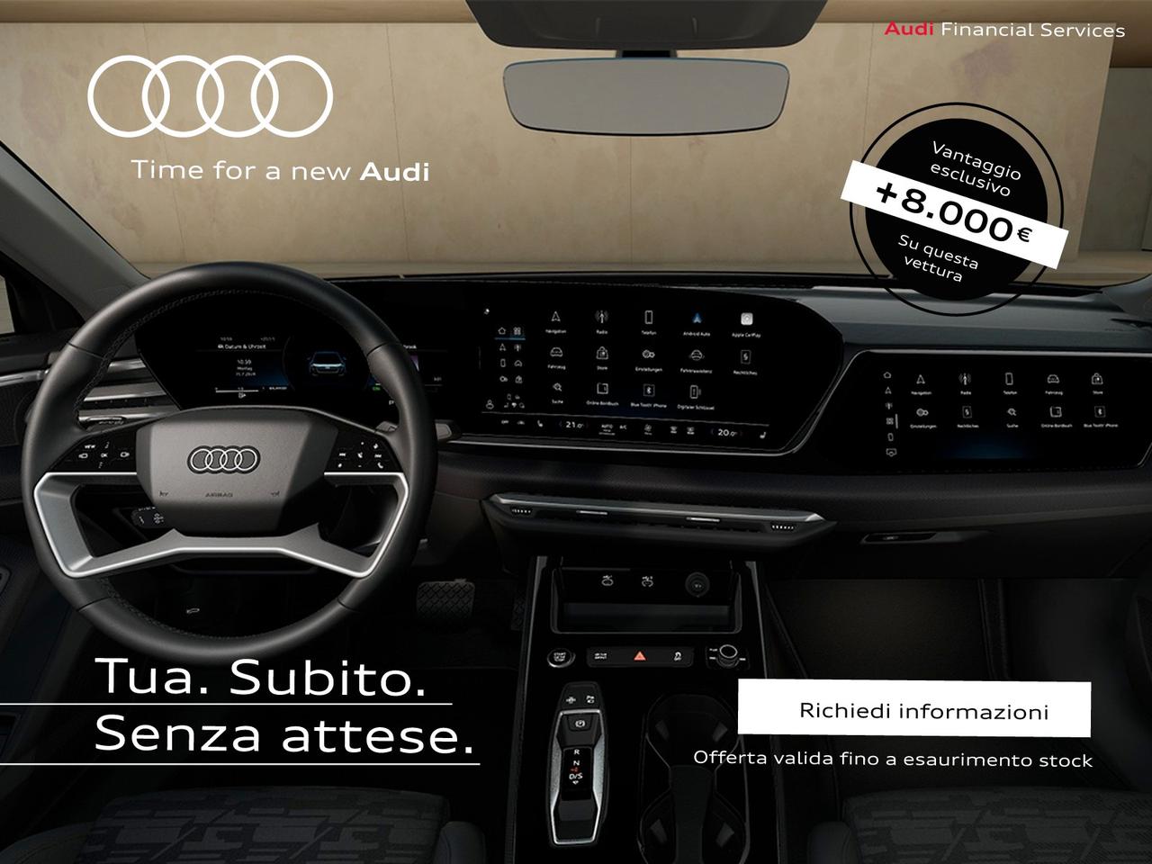 Audi A5 berlina 2.0 tdi mhev+ s line edition 204cv s-tronic