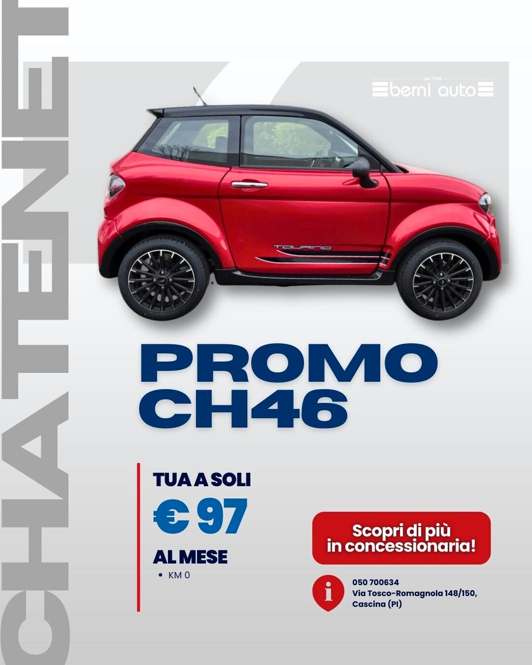 Chatenet CH46 PROMO Minicar Toscana Italia quadriciclo