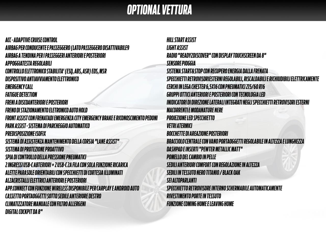 VOLKSWAGEN T-ROC MY23 1.0 TSI LIFE RESTYLING