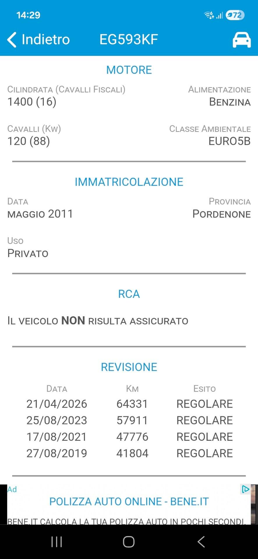 Alfa Romeo Giulietta 1.4 Turbo 120 CV Distinctive PREZZO REALE! UNICO PROPRIETARIO!!