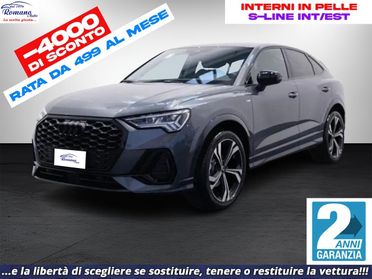 Audi Q3 SPB 35TDI S tronic Identity Black#PELLE TOTALE!