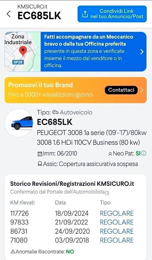 Peugeot 3008 1.6 HDi 110CV Premium