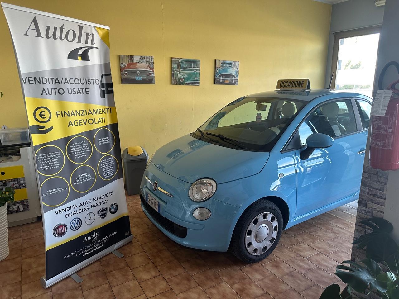 Fiat 500 1.2benz. Cambio automatico