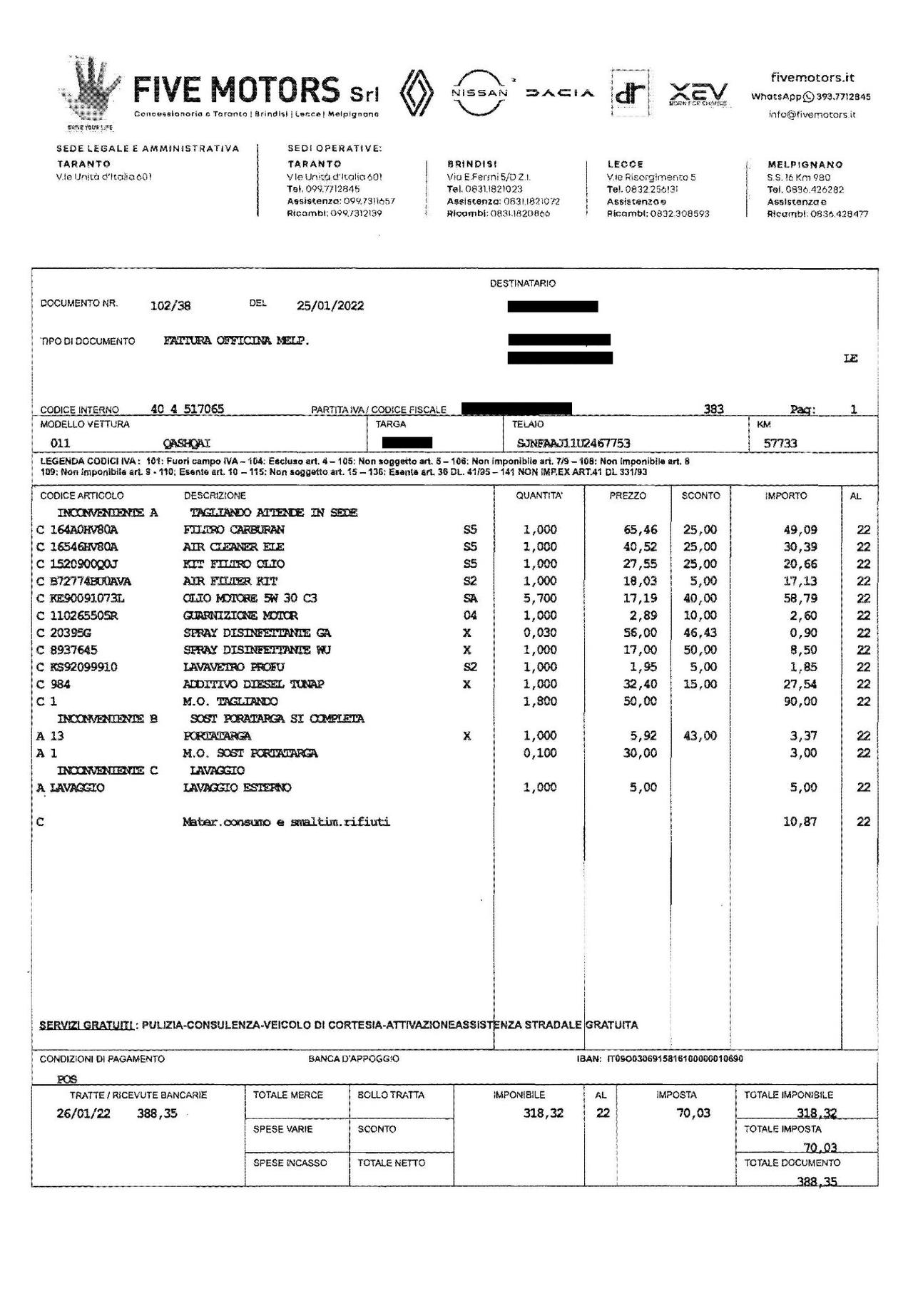 Nissan Qashqai 1.5 dCi 115 CV Acenta