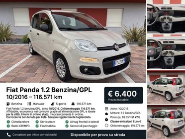 Fiat Panda 1.2 Benzina/GPL (ADATTA A NEOPATENTATI)
